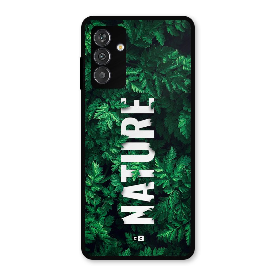 Nature Leaves Metal Back Case for Galaxy F13