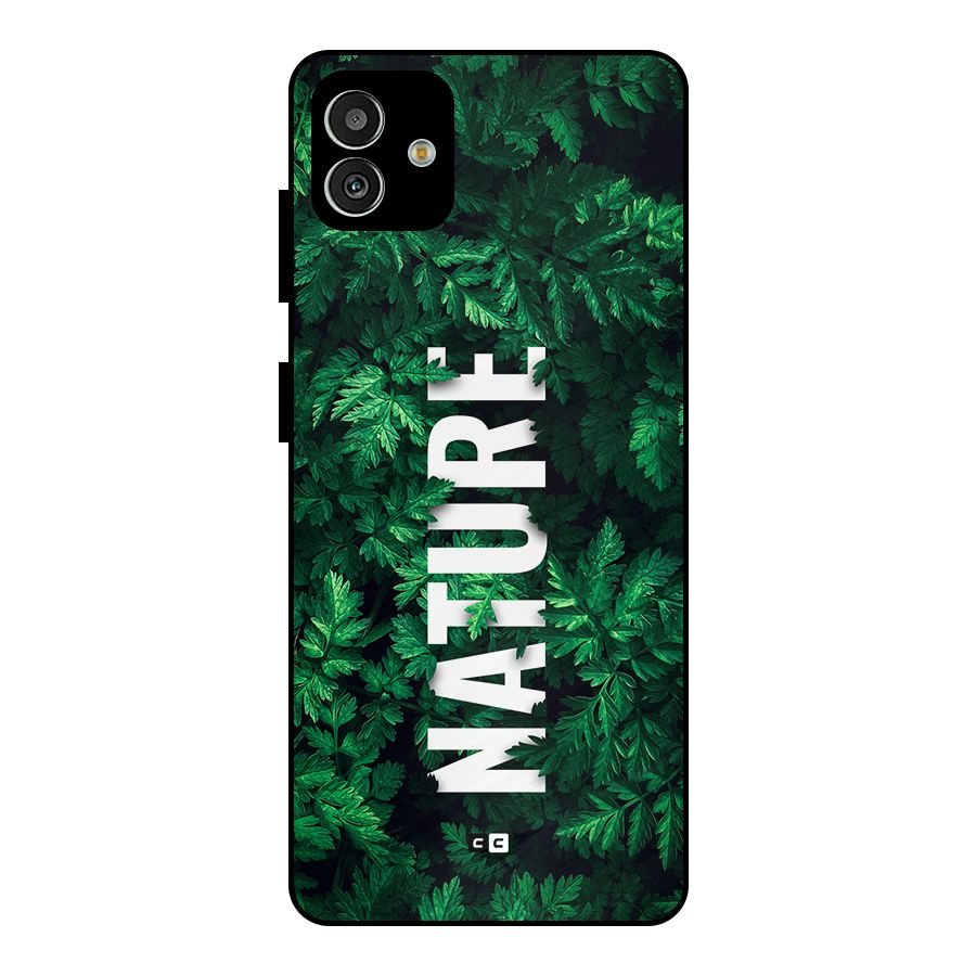 Nature Leaves Metal Back Case for Galaxy M13 5G