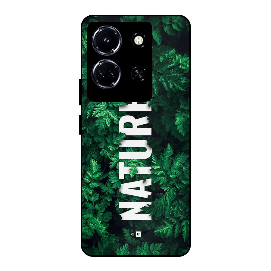 Nature Leaves Metal Back Case for Infinix Note 30 5G