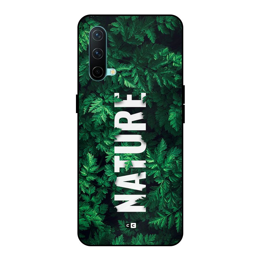 Nature Leaves Metal Back Case for OnePlus Nord CE 5G