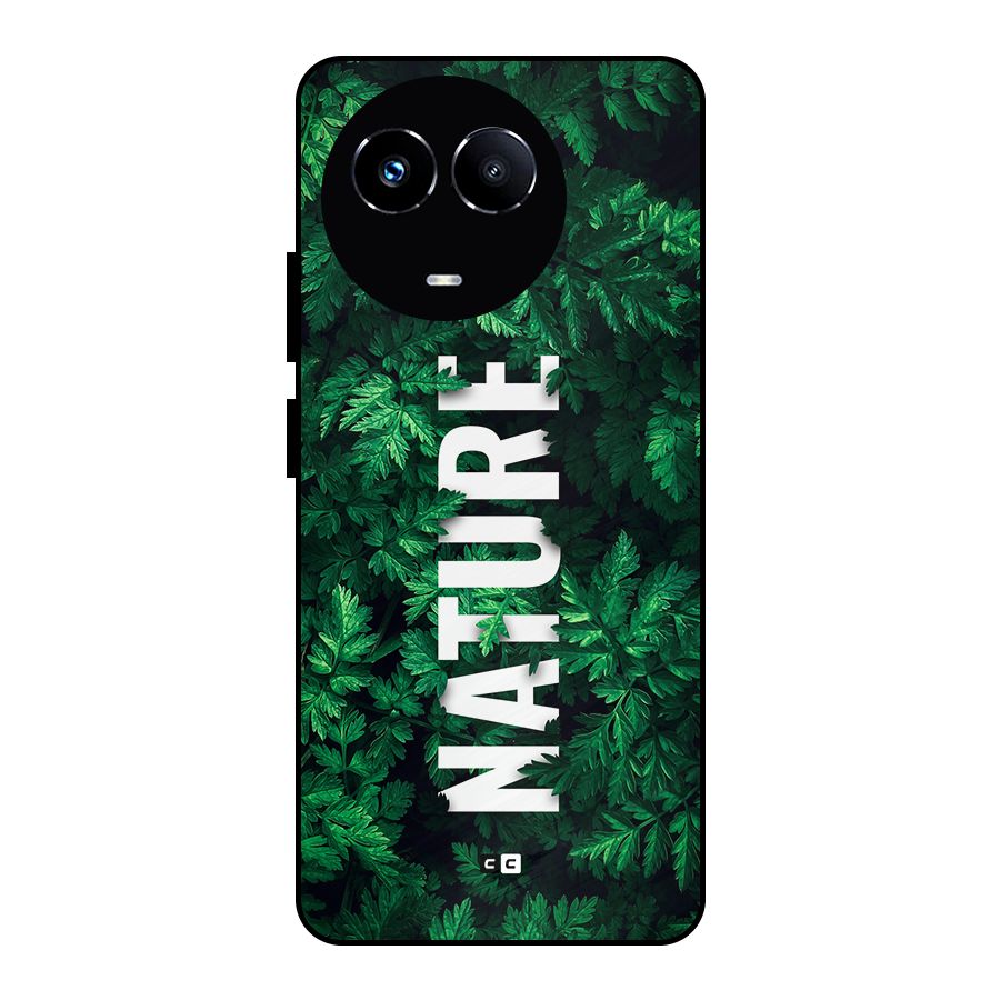 Nature Leaves Metal Back Case for Realme 11 5G
