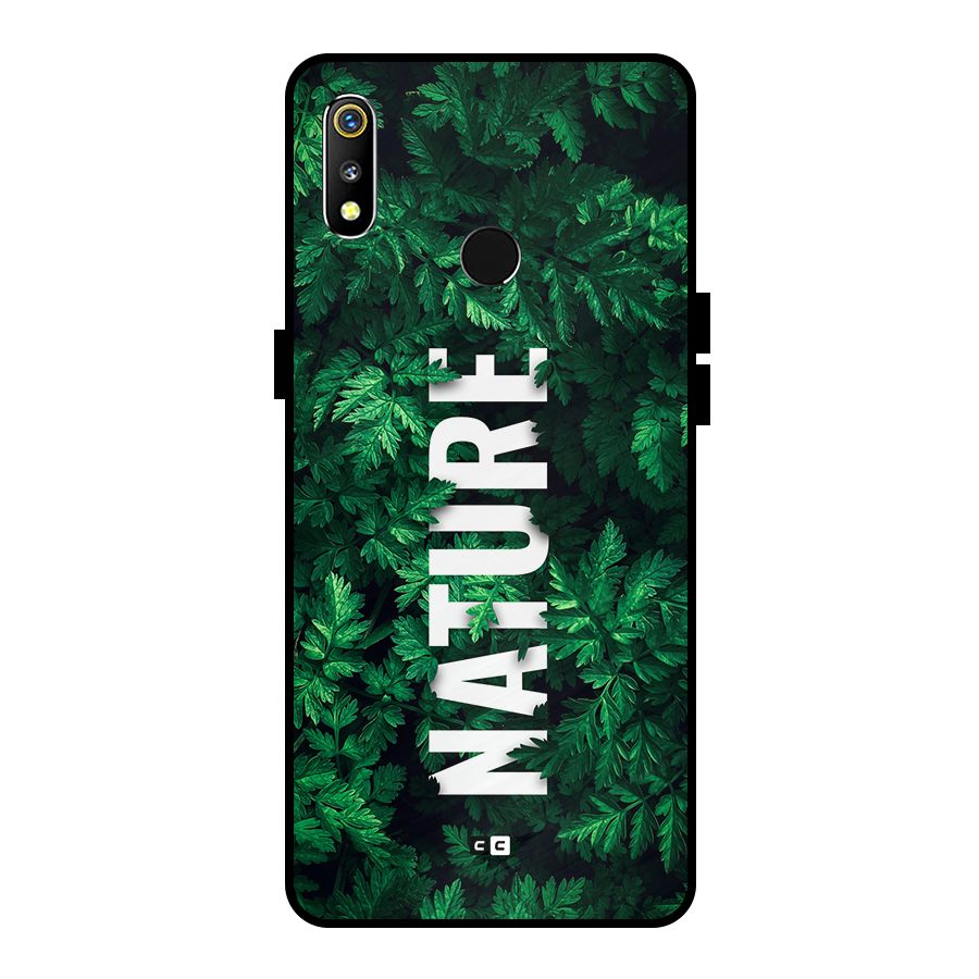 Nature Leaves Metal Back Case for Realme 3