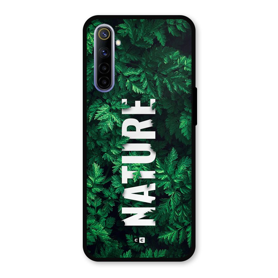 Nature Leaves Metal Back Case for Realme 6i