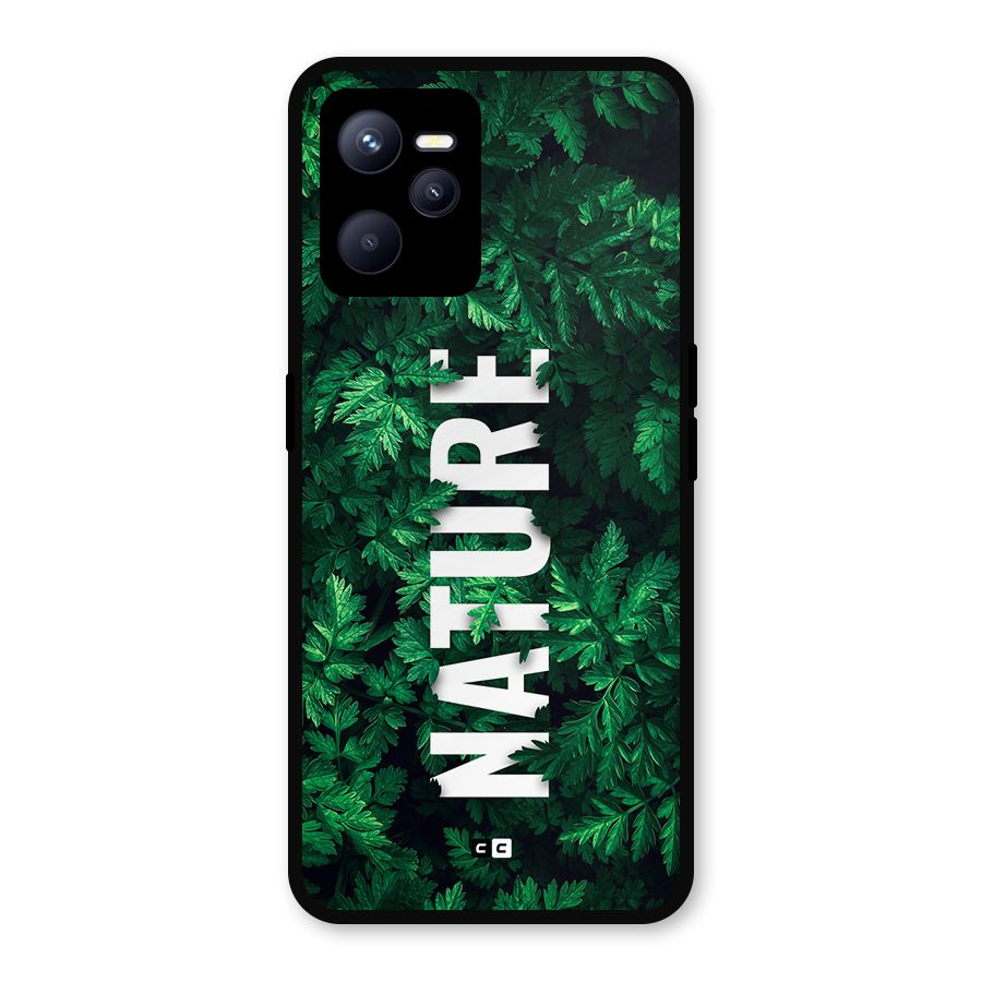 Nature Leaves Metal Back Case for Realme C35