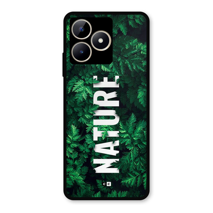 Nature Leaves Metal Back Case for Realme C53