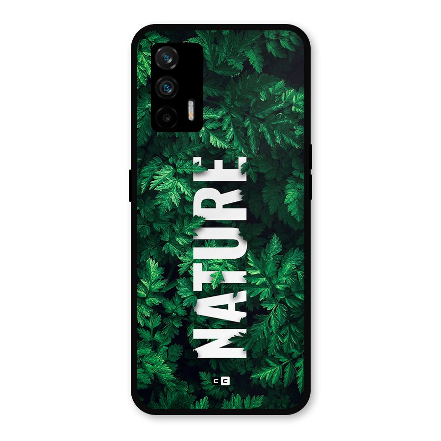 Nature Leaves Metal Back Case for Realme GT 5G