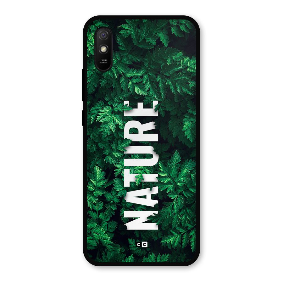 Nature Leaves Metal Back Case for Redmi 9a