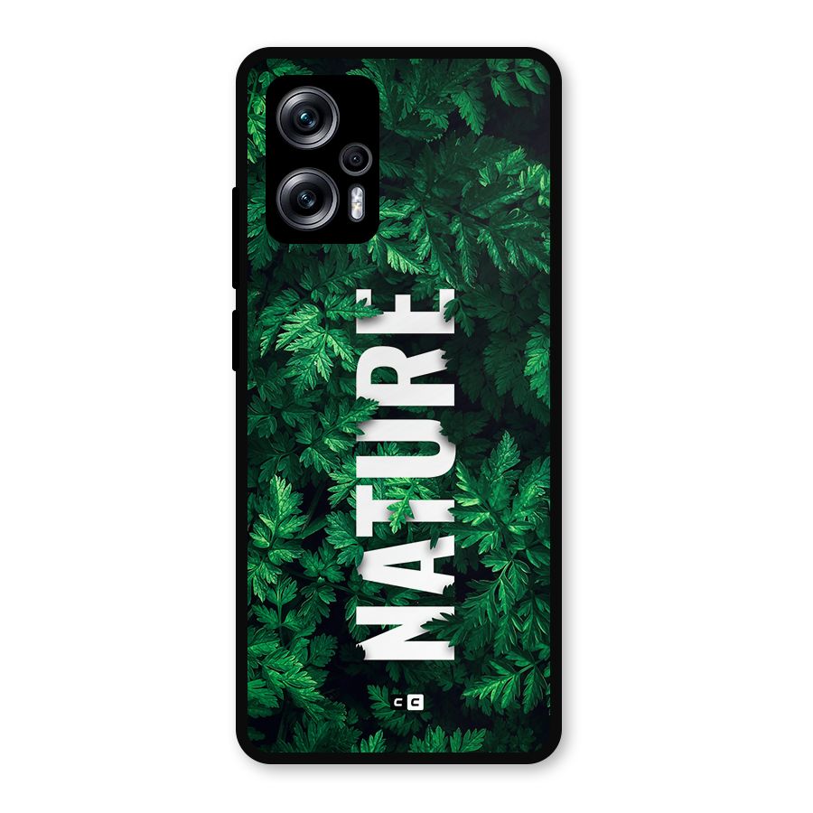 Nature Leaves Metal Back Case for Redmi K50i