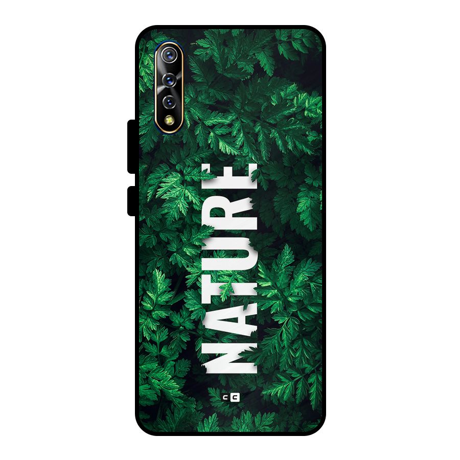 Nature Leaves Metal Back Case for Vivo S1
