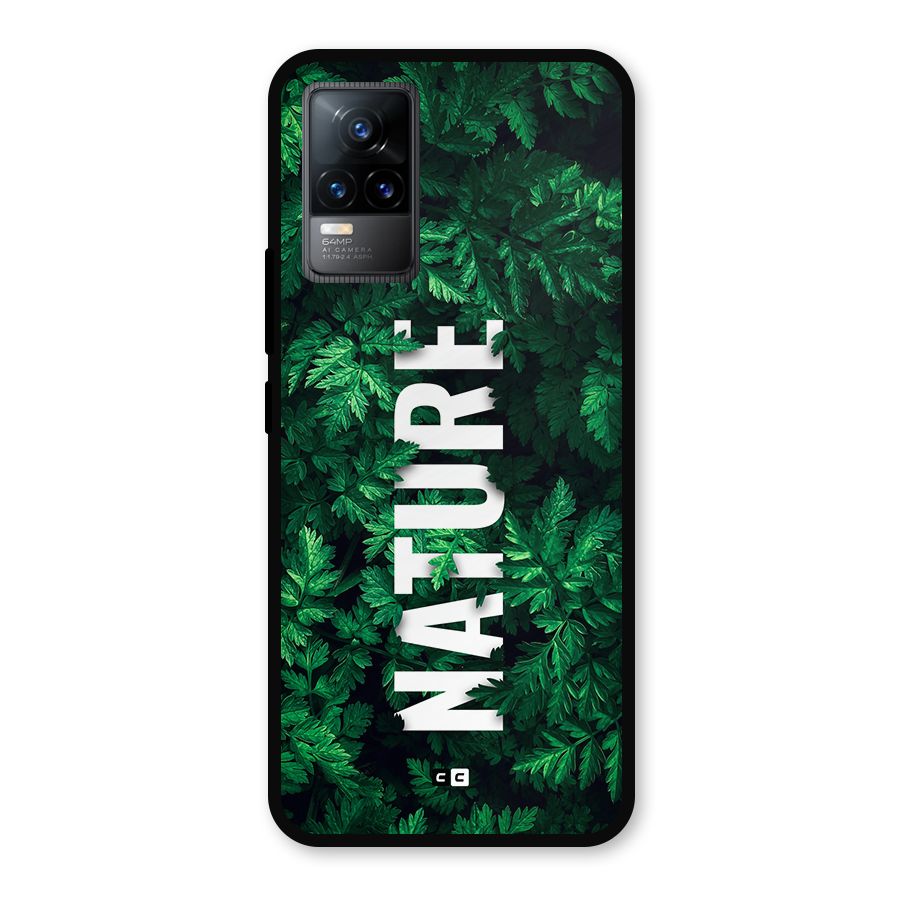 Nature Leaves Metal Back Case for Vivo Y73