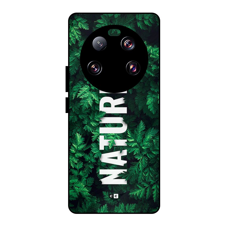 Nature Leaves Metal Back Case for Xiaomi 13 Ultra