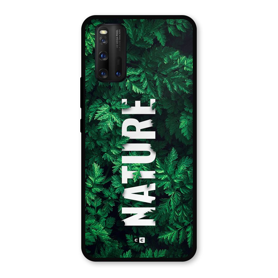 Nature Leaves Metal Back Case for iQOO 3