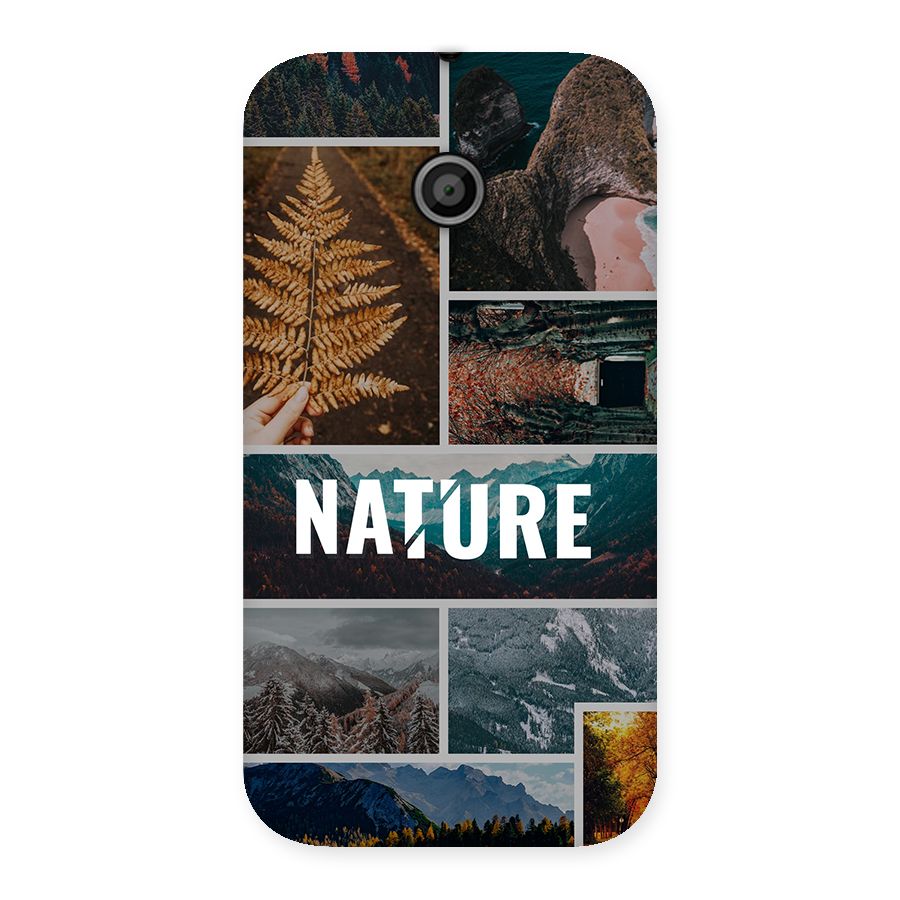 Nature Travel Back Case for Moto E