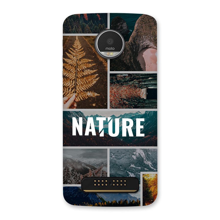Nature Travel Back Case for Moto Z Play