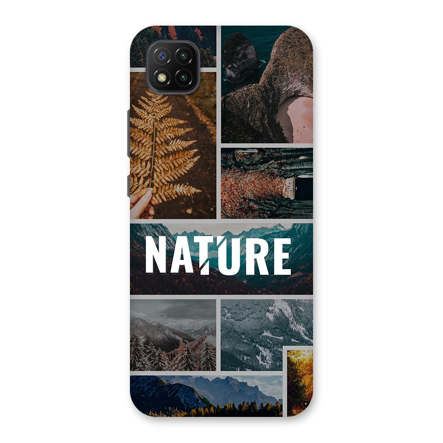 Nature Travel Back Case for Poco C3