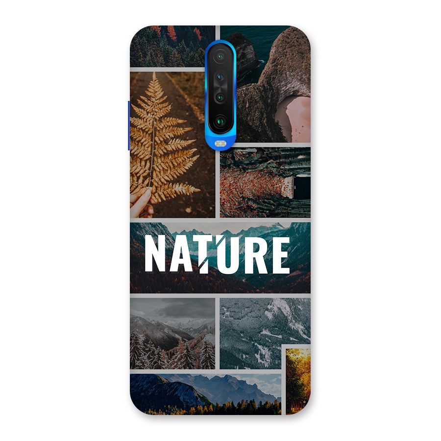 Nature Travel Back Case for Poco X2