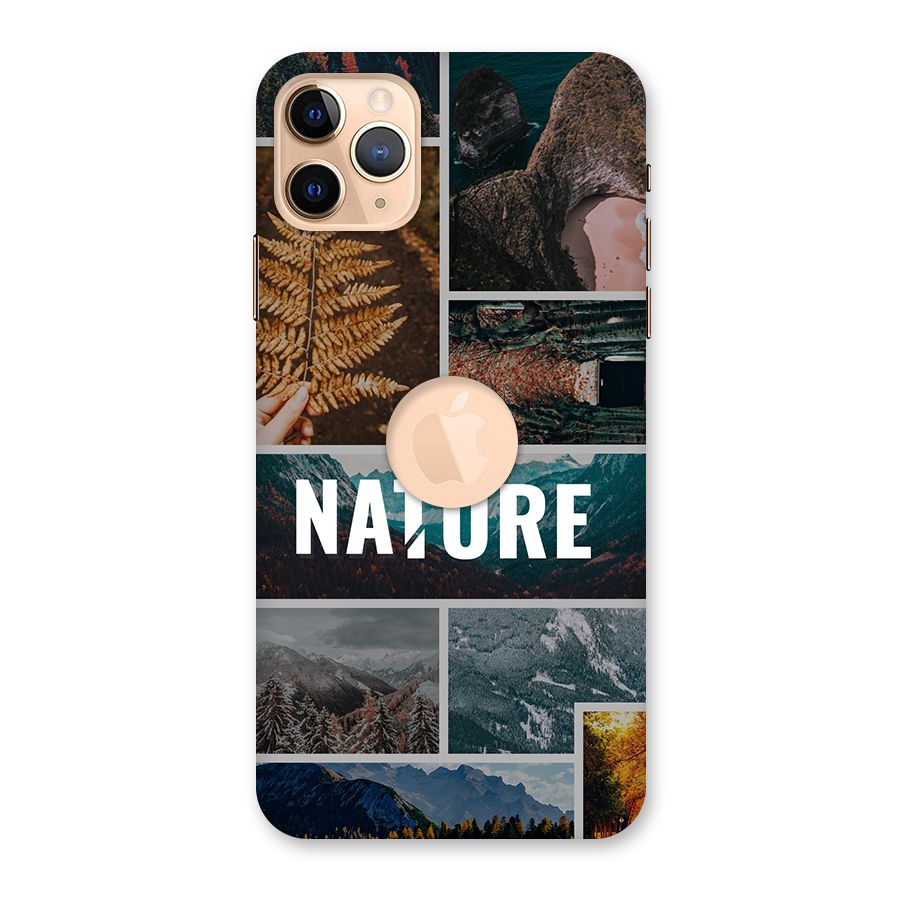 Nature Travel Back Case for iPhone 11 Pro Max Logo Cut