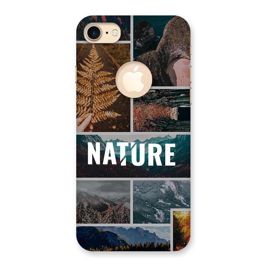 Nature Travel Back Case for iPhone 7 Logo Cut