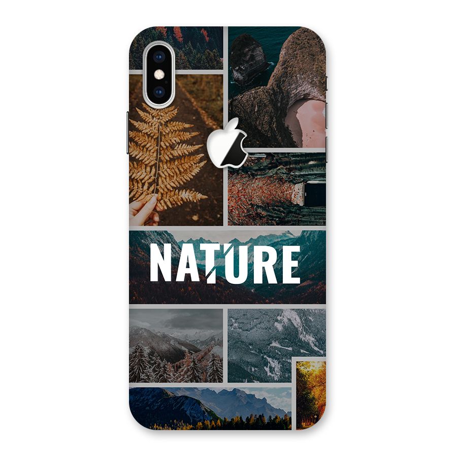 Nature Travel Back Case for iPhone XS Max Apple Cut