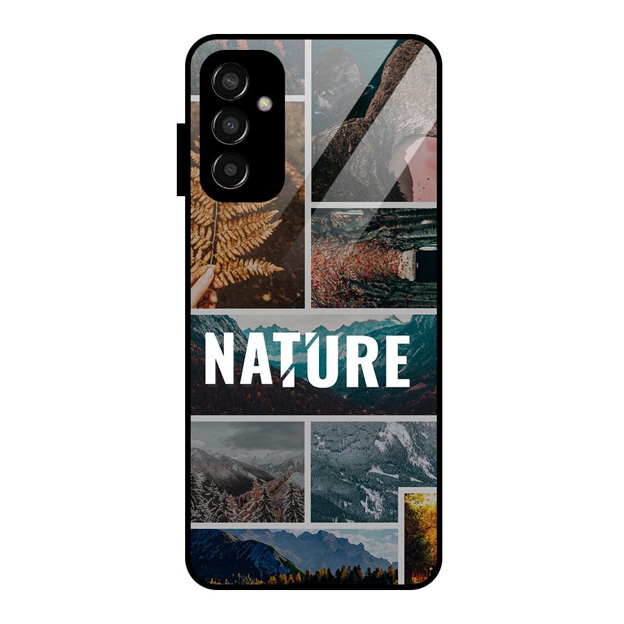 Nature Travel Glass Back Case for Galaxy F13