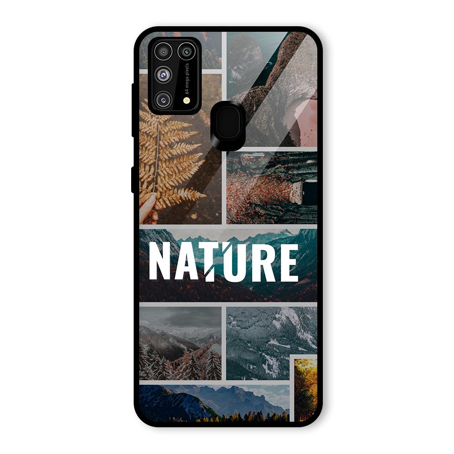Nature Travel Glass Back Case for Galaxy F41