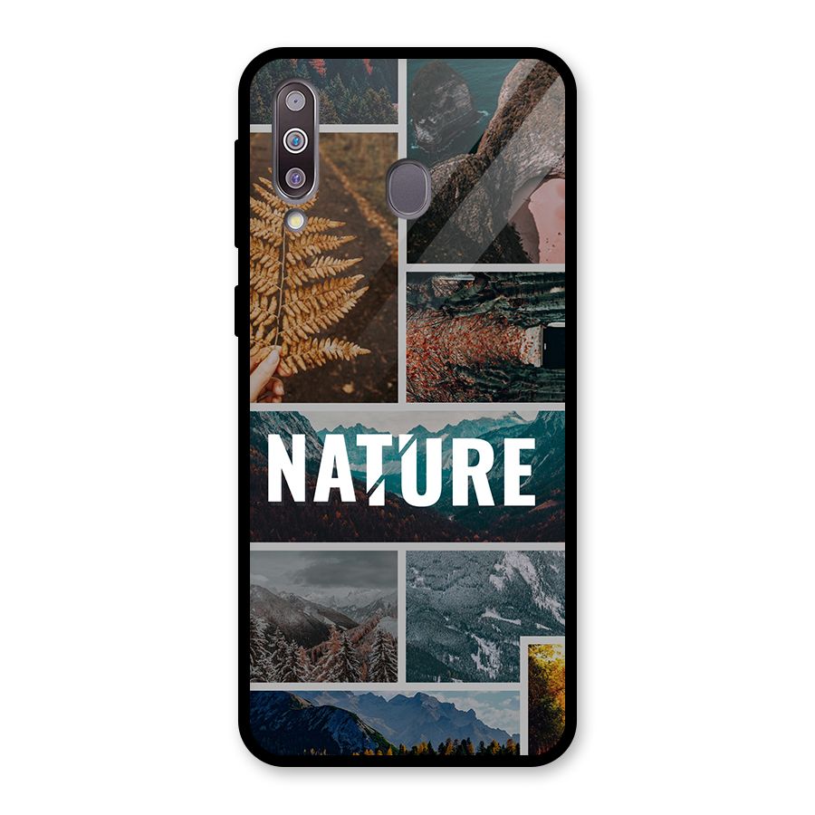 Nature Travel Glass Back Case for Galaxy M30