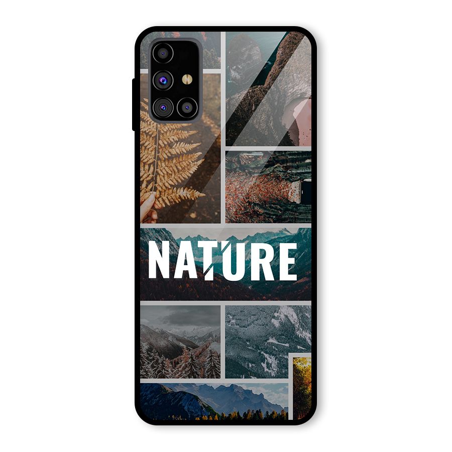 Nature Travel Glass Back Case for Galaxy M31s