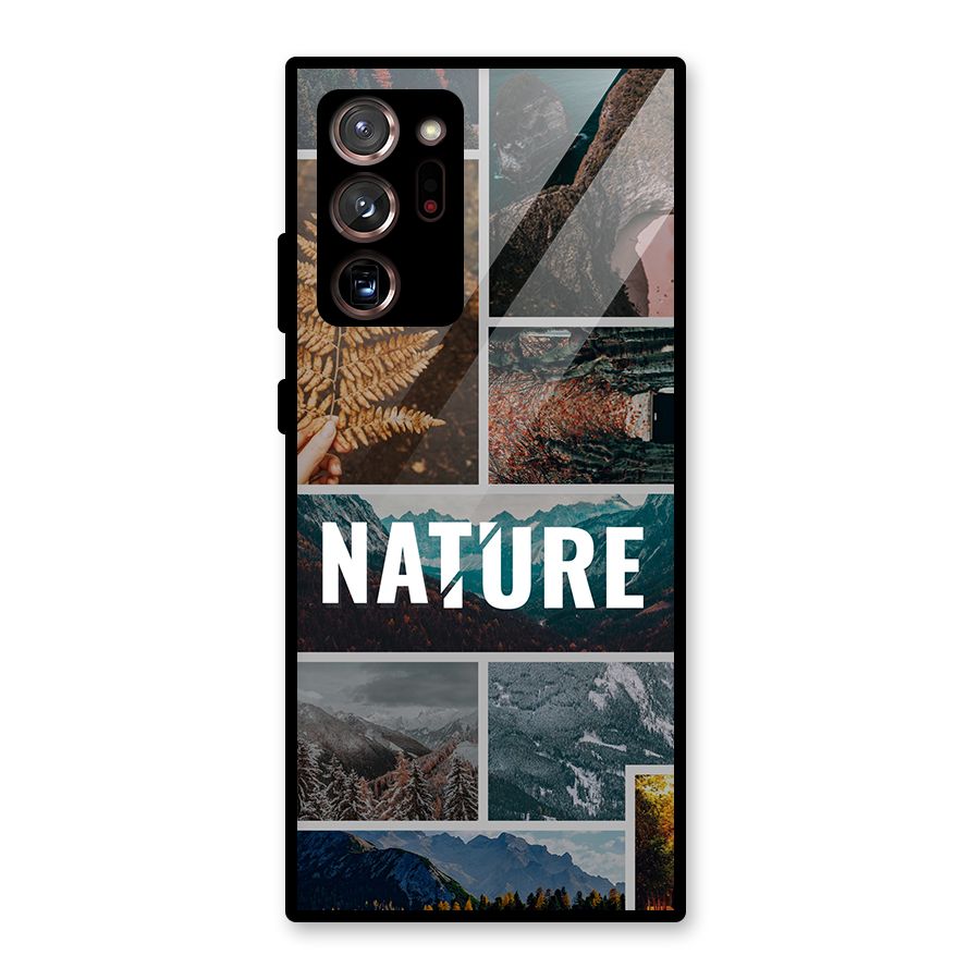 Nature Travel Glass Back Case for Galaxy Note 20 Ultra 5G