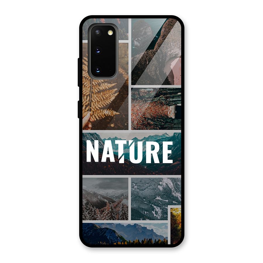 Nature Travel Glass Back Case for Galaxy S20