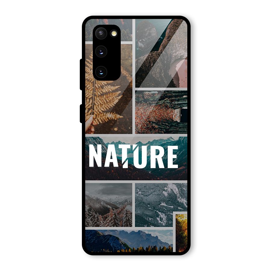 Nature Travel Glass Back Case for Galaxy S20 FE 5G