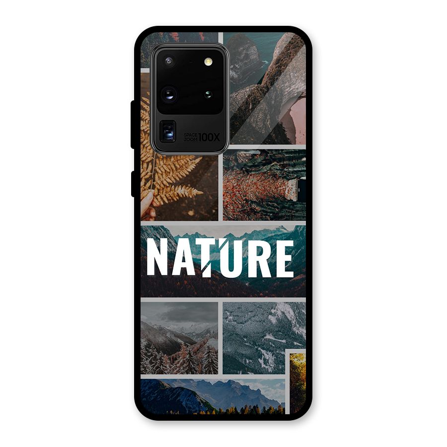 Nature Travel Glass Back Case for Galaxy S20 Ultra