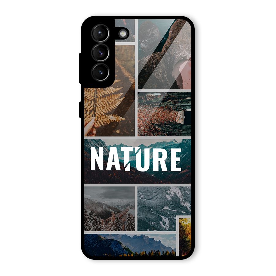 Nature Travel Glass Back Case for Galaxy S21 Plus