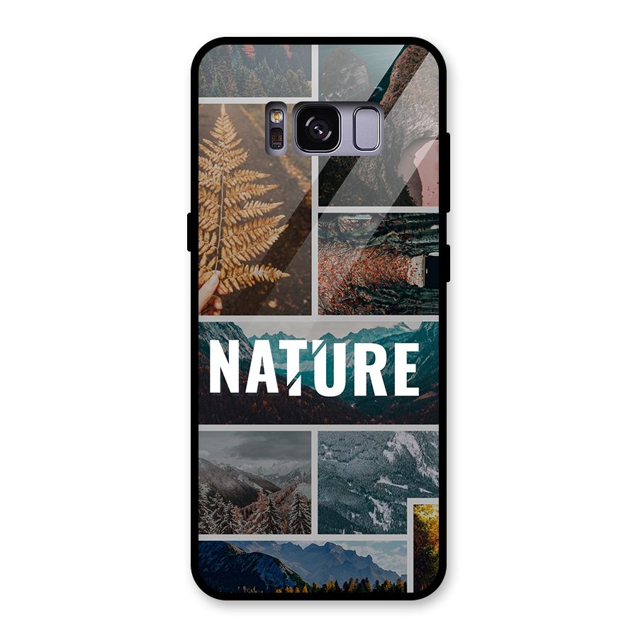 Nature Travel Glass Back Case for Galaxy S8