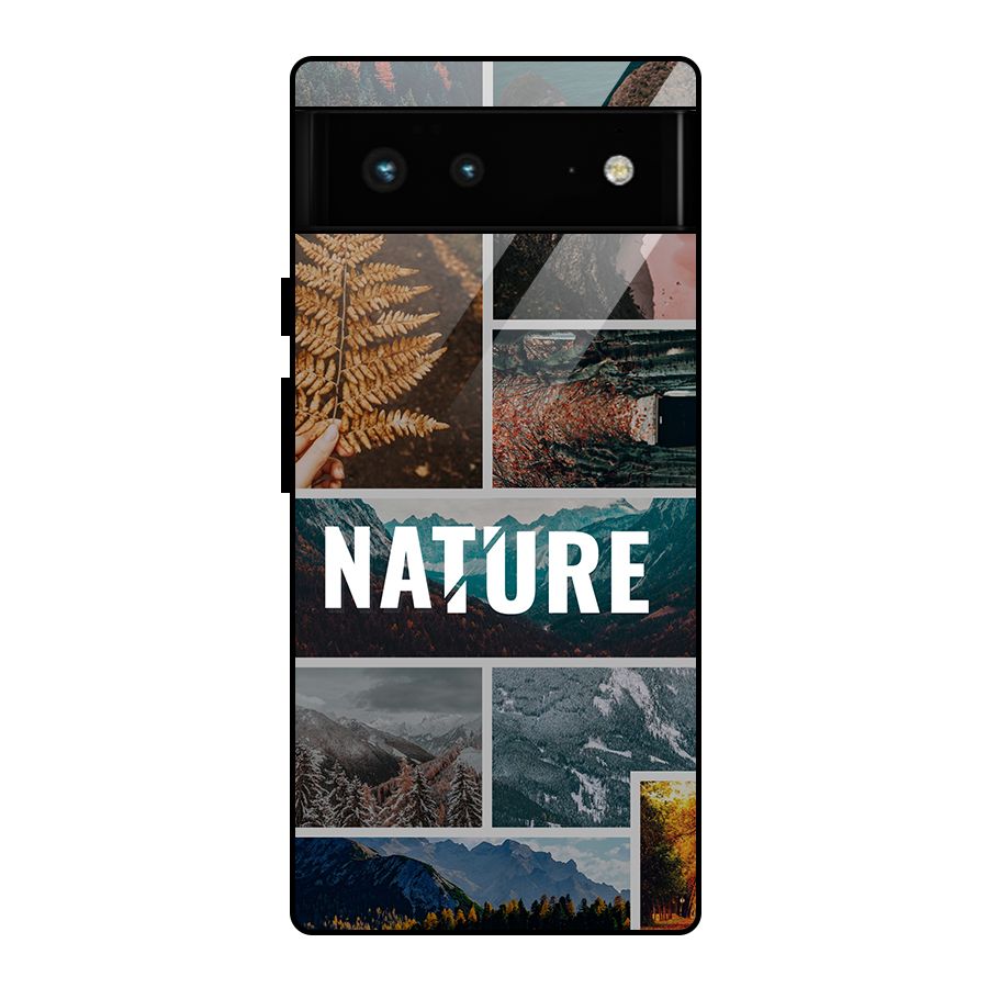 Nature Travel Glass Back Case for Google Pixel 6