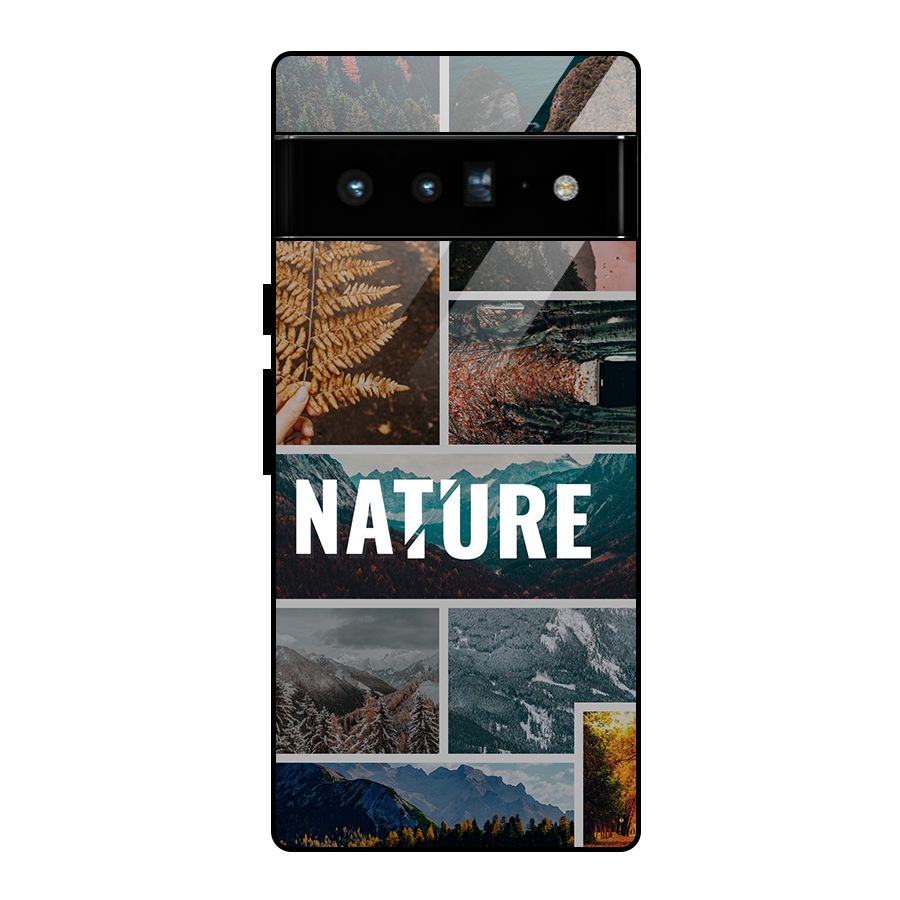 Nature Travel Glass Back Case for Google Pixel 6 Pro