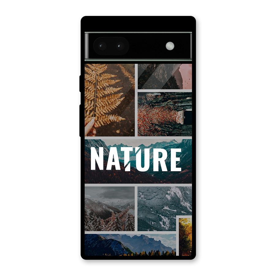 Nature Travel Glass Back Case for Google Pixel 6a