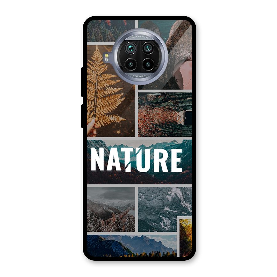 Nature Travel Glass Back Case for Mi 10i