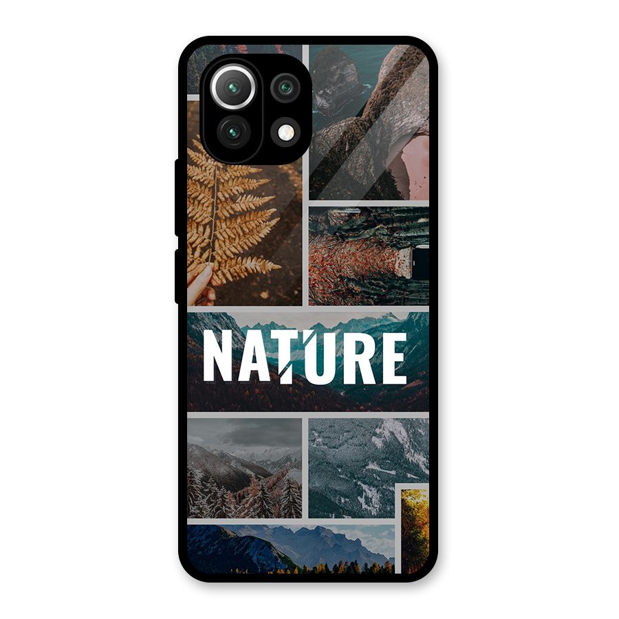 Nature Travel Glass Back Case for Mi 11 Lite NE 5G