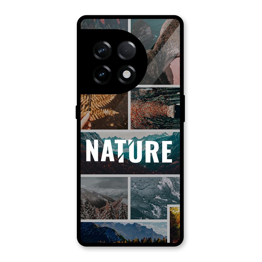 Nature Travel Glass Back Case for OnePlus 11R