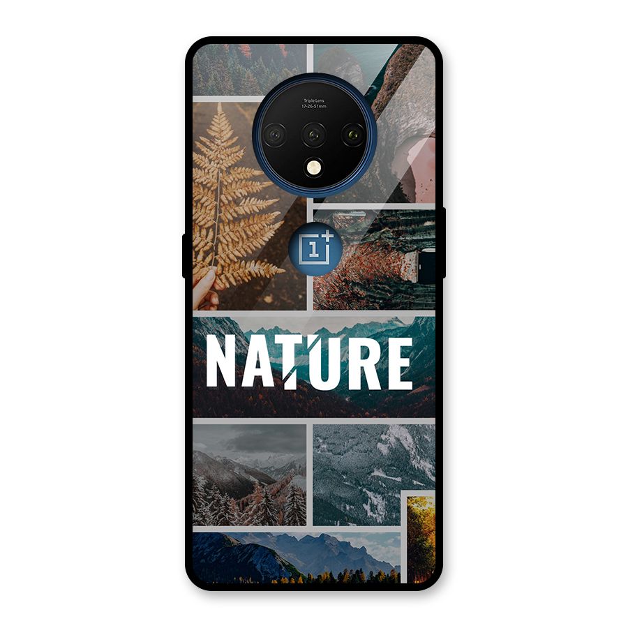 Nature Travel Glass Back Case for OnePlus 7T
