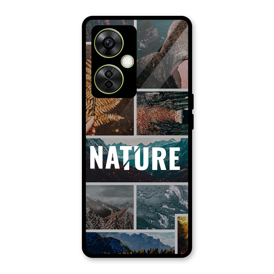 Nature Travel Glass Back Case for OnePlus Nord CE 3 Lite