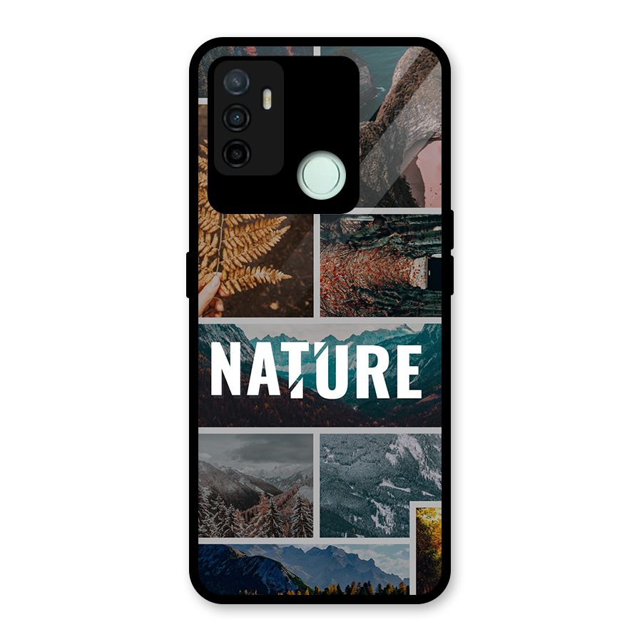 Nature Travel Glass Back Case for Oppo A53