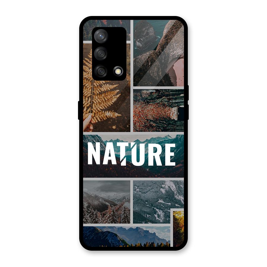 Nature Travel Glass Back Case for Oppo F19