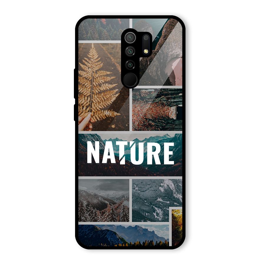 Nature Travel Glass Back Case for Poco M2
