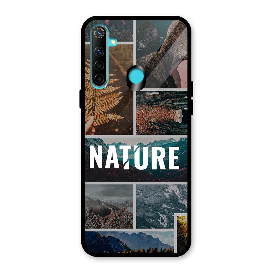 Nature Travel Glass Back Case for Realme 5i