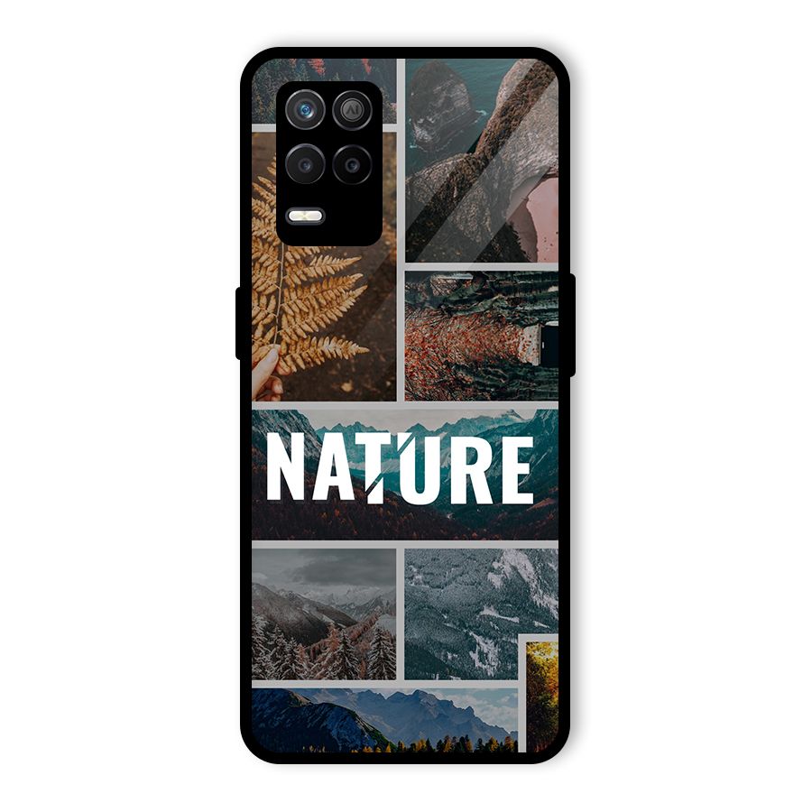 Nature Travel Glass Back Case for Realme 8 5G