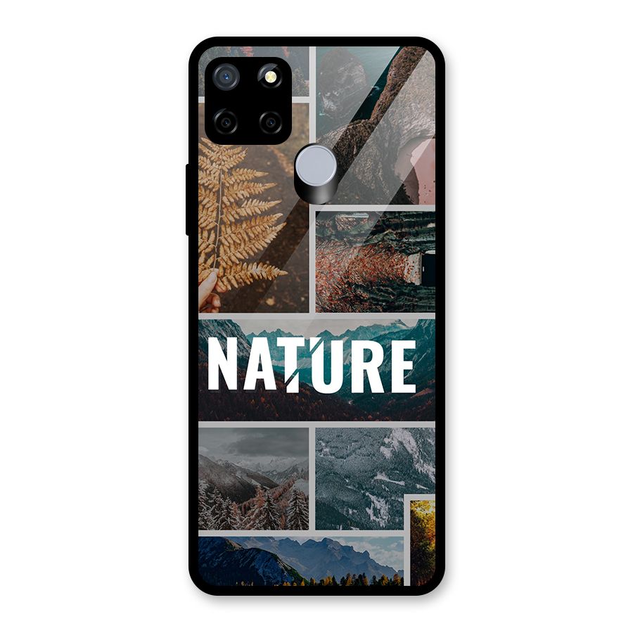 Nature Travel Glass Back Case for Realme C12
