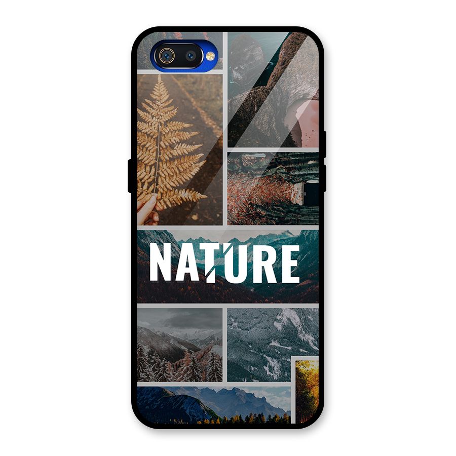 Nature Travel Glass Back Case for Realme C2