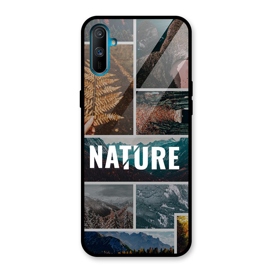 Nature Travel Glass Back Case for Realme C3