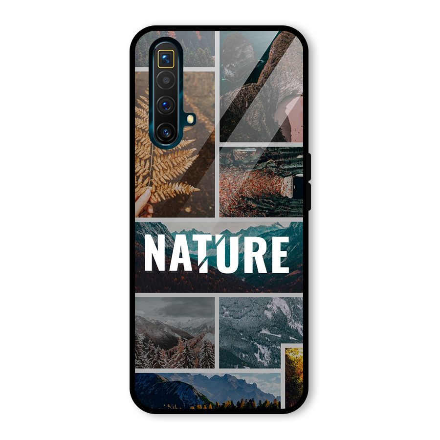 Nature Travel Glass Back Case for Realme X3